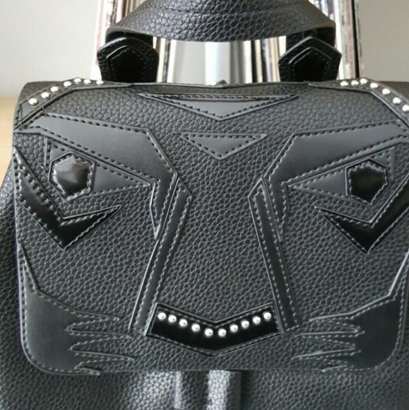 Zara Leather Tribal Tiger Mini Backpack main image 6